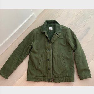 Saturdays Surf NYC Green Army Jacket Large